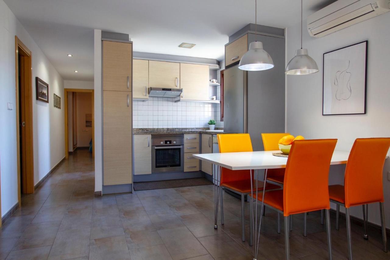 Apartamento A 50 Metros De La Playa, Luminoso Y Acogedor Oliva Eksteriør billede