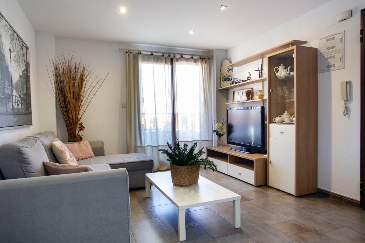 Apartamento A 50 Metros De La Playa, Luminoso Y Acogedor Oliva Eksteriør billede